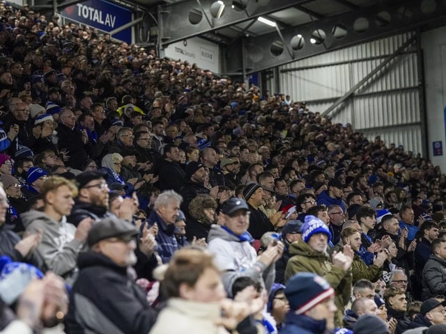 Our photographer Jason Brown captured all the action - on and off the pitch - at Fratton Park for Pompey's clash with Fleetwood.