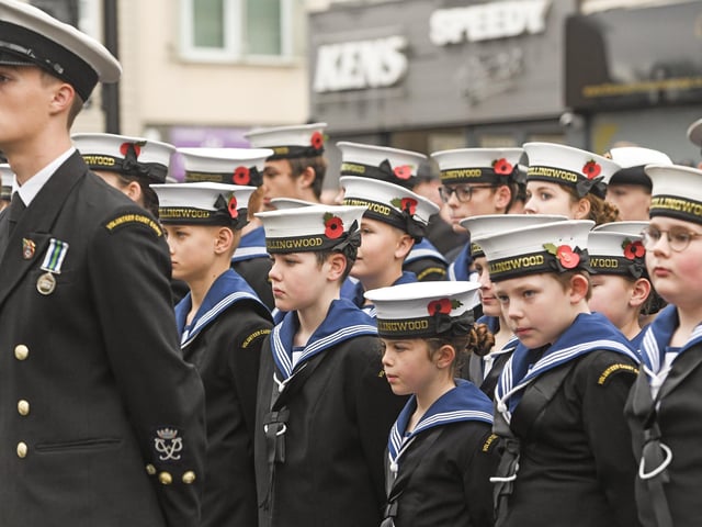 Part of the Royal Navy presence in Fareham.