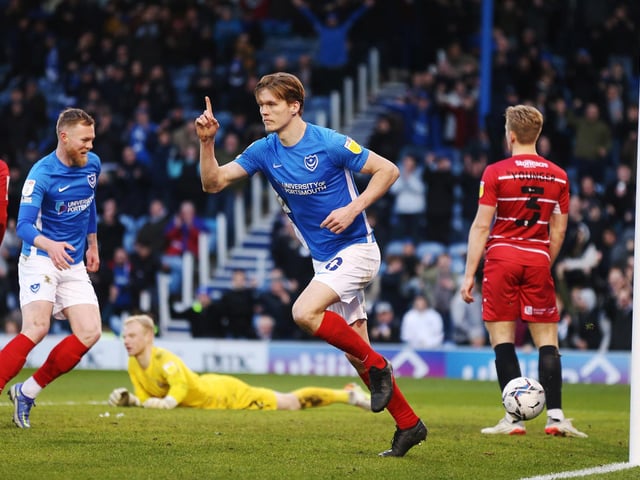 It is no surprise that Sean Raggett has been the highest rated player under Cowley, playing in 48 out of the Blues boss’ first 50 games in charge. He has been trusted at the centre of defence and has been pivotal in Pompey’s clean sheet record which sees them keep the most in League One this season. His only two missed appearances were against Accrington on the final day last season and his suspension against Gillingham in November.