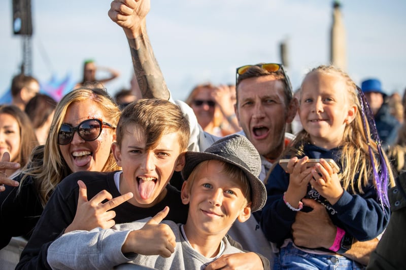 Belle & Sebastian wowed the crowds at the Common Stage on Saturday afternoon.
Photo by Alex Shute