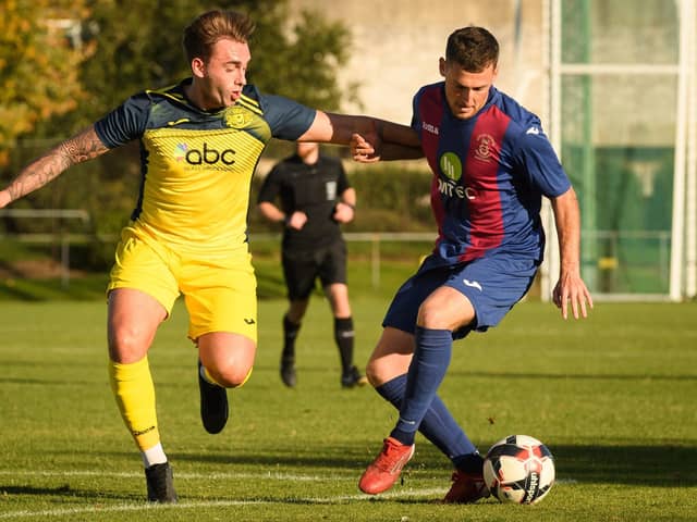 Charlie Bell, left, has left Moneyfields to sign for Wessex Premier leaders AFC Portchester.

Picture: Keith Woodland