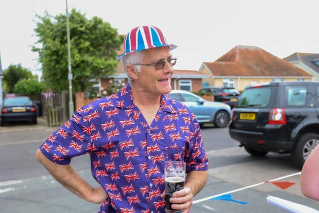Ian Gray came dressed to impress at the Coronation Road Jubilee Celebrations on Friday afternoon.
Photos by Alex Shute
