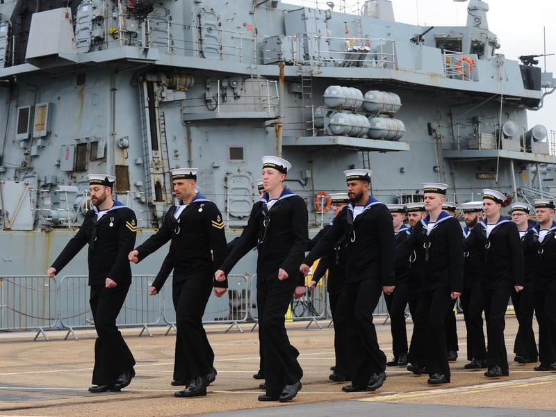 HMS Montrose's decommissioning ceremony (170423-6490)