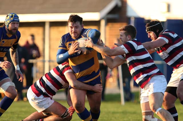 Sean Shepherd, pictured in action for former club Gosport & Fareham, grabbed a try for Havant on his birthday against North Walsham