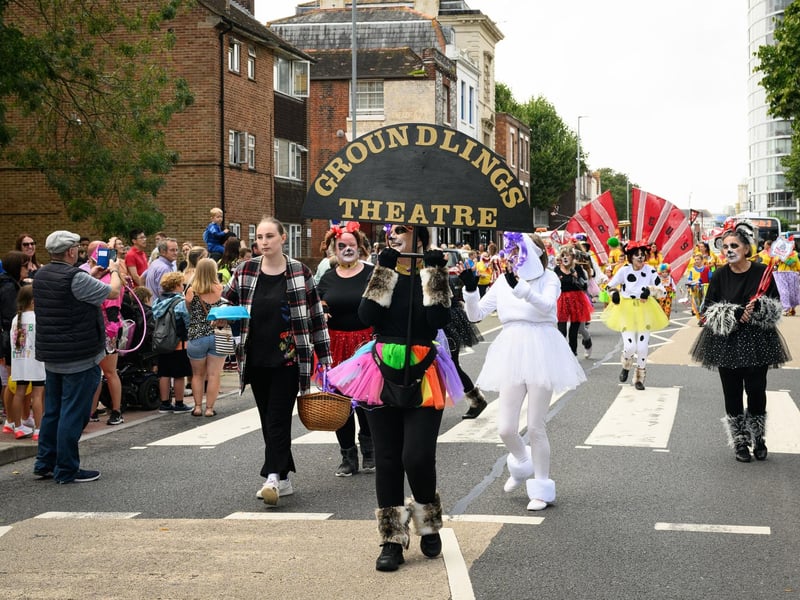 Pictured is: Groundlings Theatre performers.

Picture: Keith Woodland