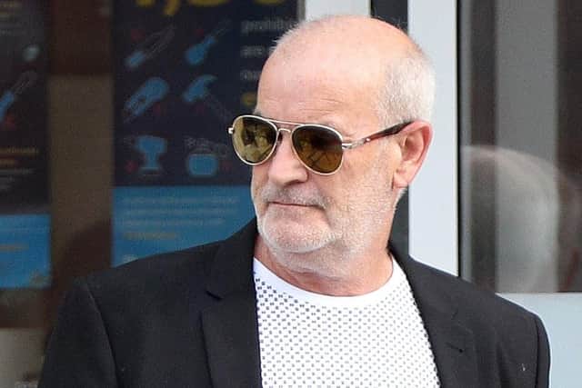 Stephen Fisher outside Portsmouth Magistrates' Court
(270820-09)