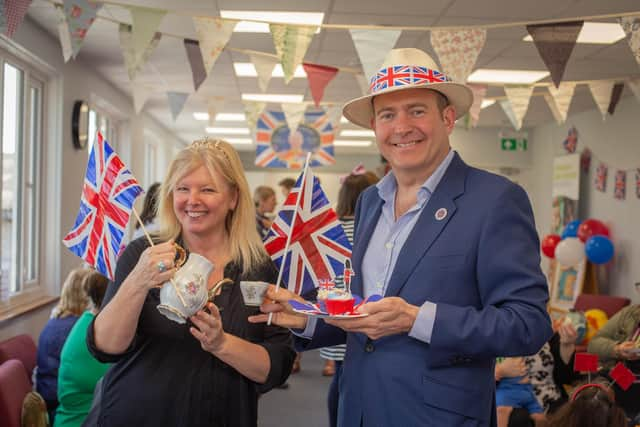 Rachael and Ken Ross from Portsmouth Down Syndrome Association at the group's Coronation event and new site at Airport Service Road, Portsmouth 
Picture: Habibur Rahman