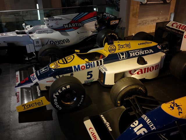 Icons of F1 display in the National Motor Museum opening 24th May