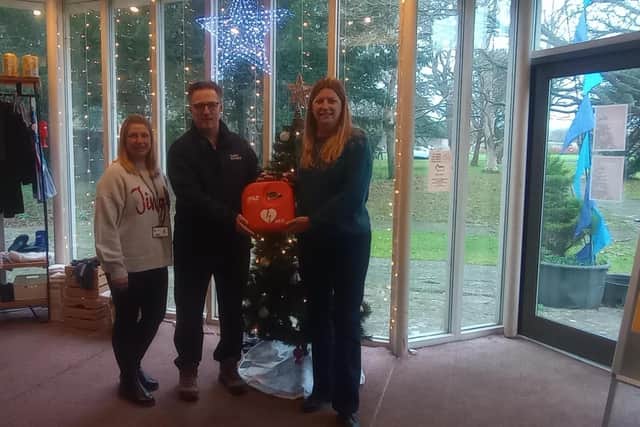 St Mary’s Church received a PAD from Taylor Wimpey.