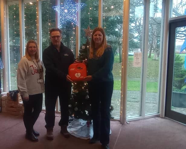 St Mary’s Church received a PAD from Taylor Wimpey.
