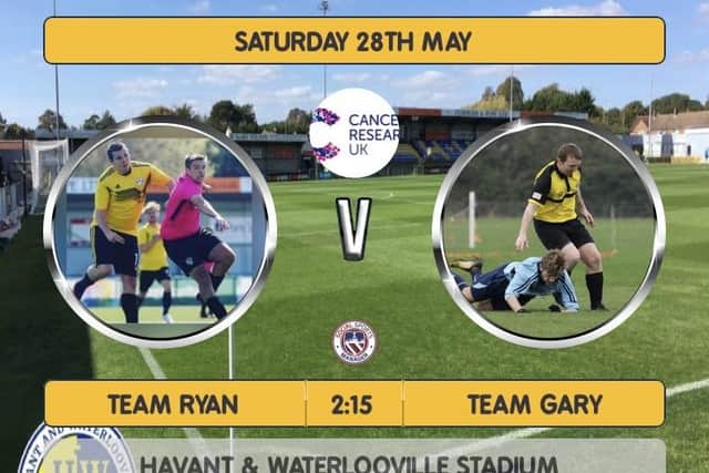 Ryan and Gary Doran are organising a charity football match to help raise money for Cancer Research UK.