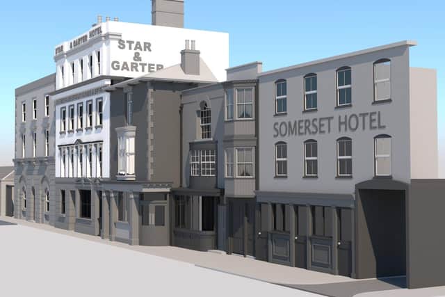 The Star and Garter where Stephen said Napoloen once stayed.