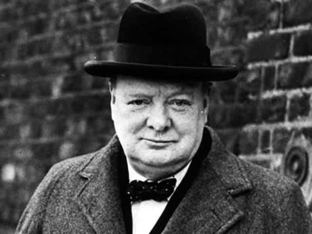 Winston Churchill at the beginning of the war.