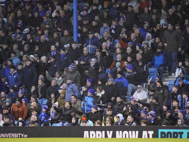 Pompey fans were rewarded with a 3-0 win against Bristol City.
