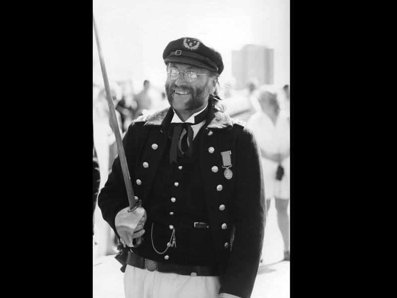 Scenes from the Victorian Day aboard HMS Warrior, 1995. The News PP5410