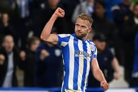 Huddersfield striker Jordan Rhodes is reportedly on Ipswich's radar    Picture: Gareth Copley/Getty Images