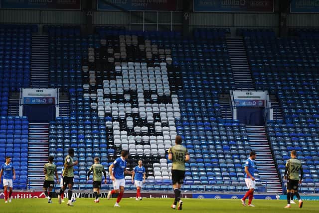 The Fratton End, as photographed in September 2020. Picture: Habibur Rahman