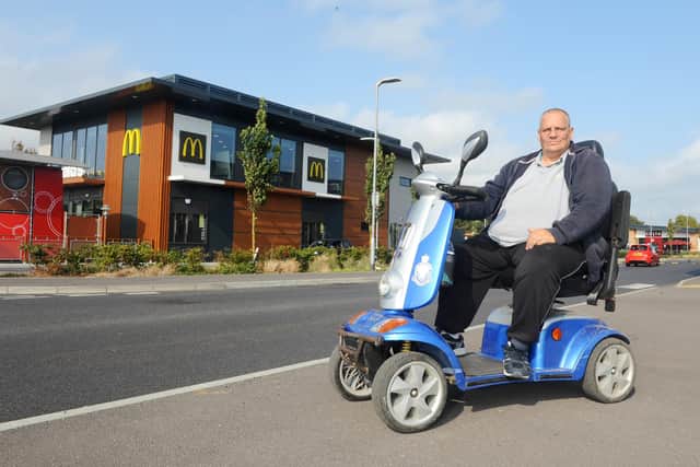 Mark said the denial of service made him feel that his disability was his fault. 
Picture: Sarah Standing (220920-4396)