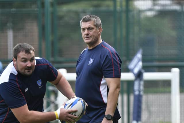 Havant coach Will Knight, right. Picture: Neil Marshall