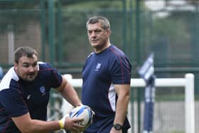 Havant coach Will Knight, right. Picture: Neil Marshall