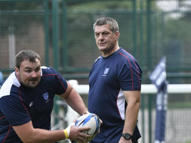 Havant coach Will Knight, right. Picture: Neil Marshall