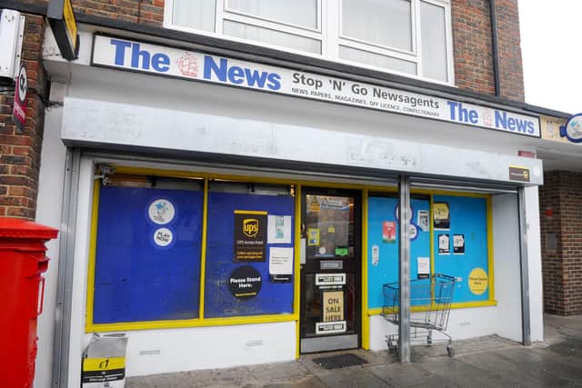 Stop 'N' Go newsagents in Arundel Street, Portsmouth.

Picture: Sarah Standing (291020-7088)