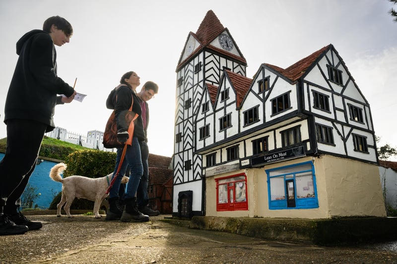 Pictured is: Visitors to the Model Village.

Picture: Keith Woodland (100221-24)