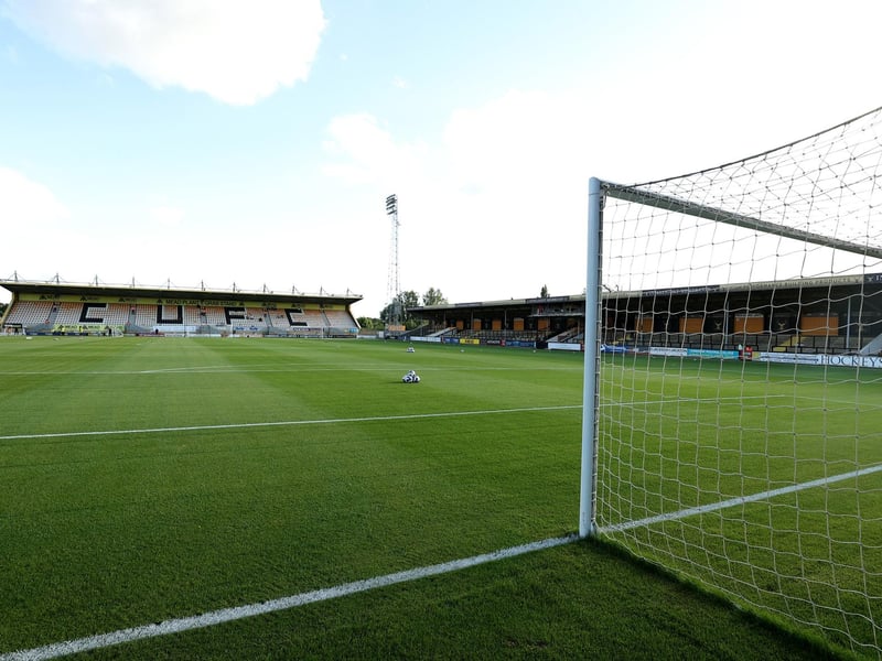 Average attendance: 6,140; Capacity: 8,127.