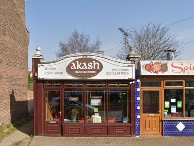 Akash Balti Tandoori, a takeaway at 148 Elson Road, Gosport was given the score of three after assessment on January 26, the Food Standards Agency's website shows.