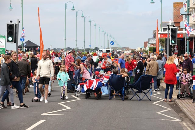 Coronation celebrations on Marine Parade, Lee-on-the-Solent