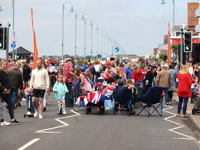 Coronation celebrations on Marine Parade, Lee-on-the-Solent