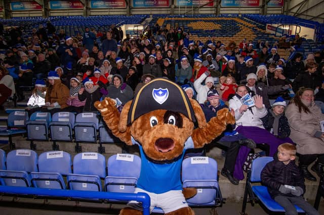 Fratton Park Christmas sing-along at Portsmouth Football Club.
Picture: Habibur Rahman