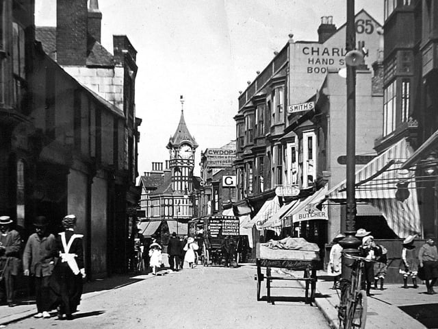 Castle Road, Southsea in the early 1900s