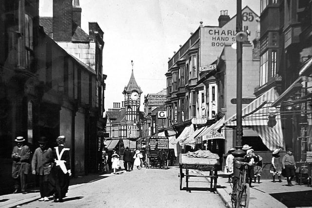 Castle Road, Southsea in the early 1900s