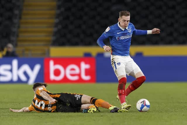 Pompey are hoping Ronan Curtis can return to training on Tuesday. Picture: Daniel Chesterton/phcimages.com