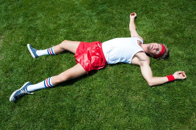 An exhausted runner. Picture by Shutterstock