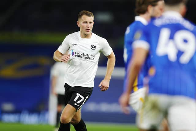 Bryn Morris is leaving Fratton Park in search of first-team football. Picture: Bryn Morris