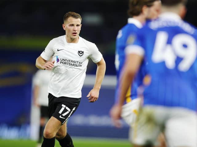 Bryn Morris is leaving Fratton Park in search of first-team football. Picture: Bryn Morris