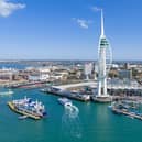 The Spinnaker Tower has been temporarily closed.