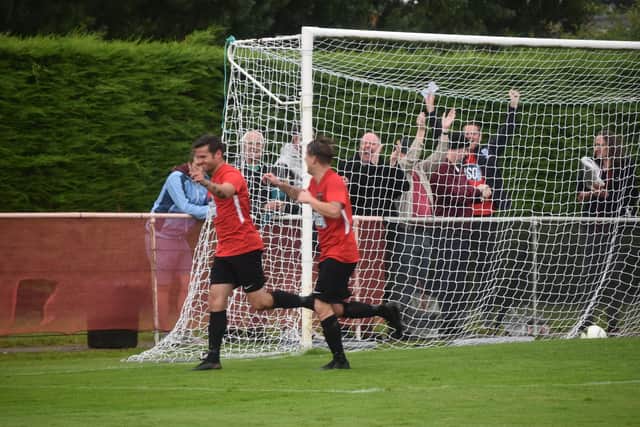 Fareham net another goal in their emphatic FA Cup triumph over Street. Picture: Paul Proctor
