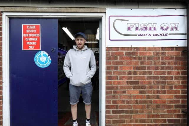 Ashley Dowdeswell is a co-owner of Fishon bait n tackle shop in Paulsgrove
Picture: Chris Moorhouse (jpns 180621-20)