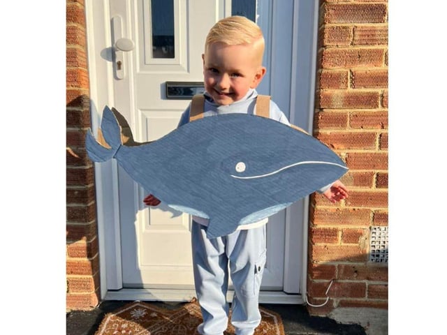Wilf - you look amazing! I love this costume idea celebrating the book The Snail and the Whale.