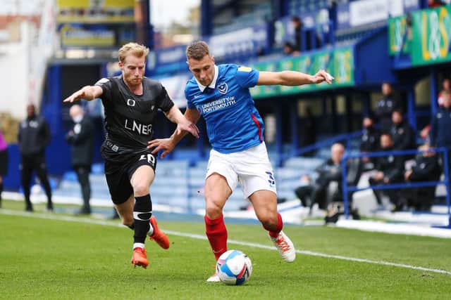 Lee Brown felt one goal would decide today's tight encounter with Doncaster. Picture: Joe Pepler