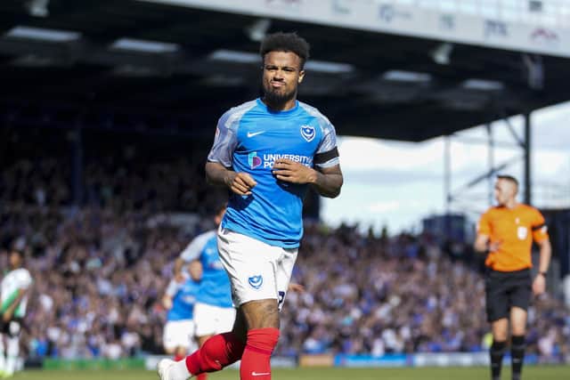 Josh Koroma will be among Pompey's first-team squad taking part in a behind-closed-doors friendly against Premier League opposition. Picture: Jason Brown/ProSportsImages