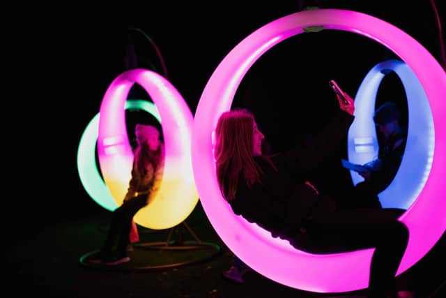 Marwell Zoo is hosting a quiet glow trail night for people with special educational needs. 
Picture: Jason Brown