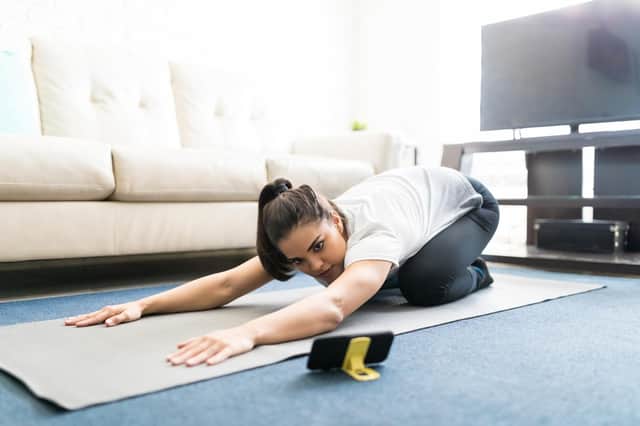 If only exercising at home was this calm and easy in the Canavan household. Picture by Shutterstock