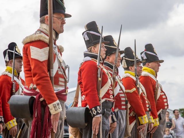 Stansted Park opened its doors for its Summer Festival this weekend, with re-enactments, vintage vehicles, archery, horse displays and lots of fun for the family.
Pictured - Actors took part in re-enactments throughout the day
Photos by Alex Shute
