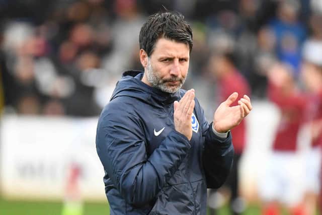 Danny Cowley has revealed the complex nature behind Pompey's transfer window approach. Picture: Dennis Goodwin/ProSportsImages