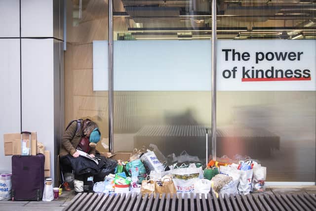 The number of rough sleepers in England has risen for the first time since 2017. Picture: PA