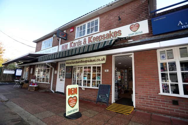 Kards and Keepsakes, in Middle Road, Park Gate

Picture: Sam Stephenson